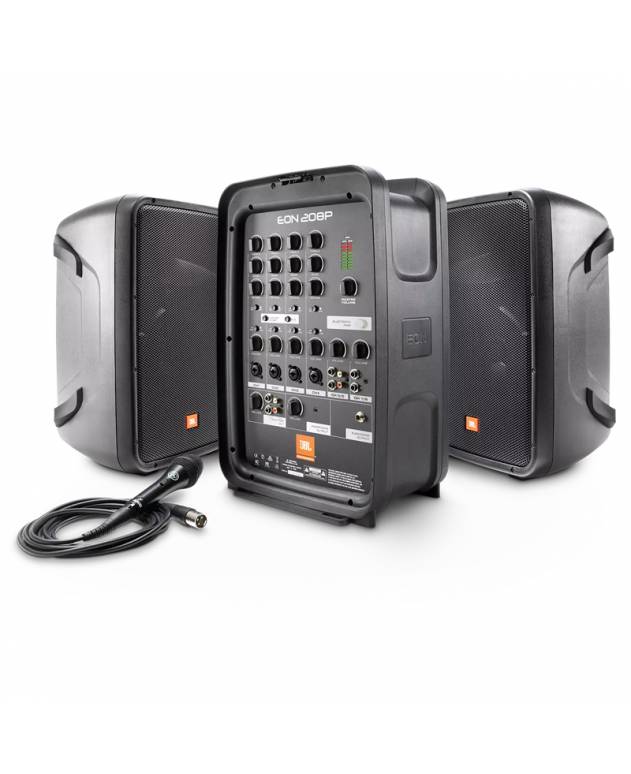 JBL EON 208P 8" Portable PA System with 8-Channel Mixer and Bluetooth