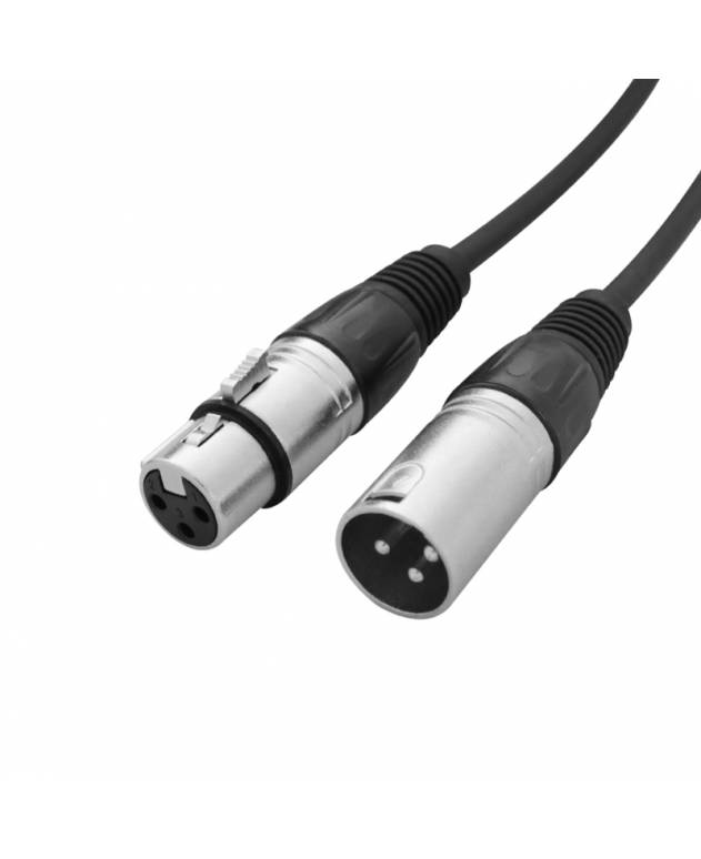 Audio Cable with XLR 3pin Male to Female, 2 Metres