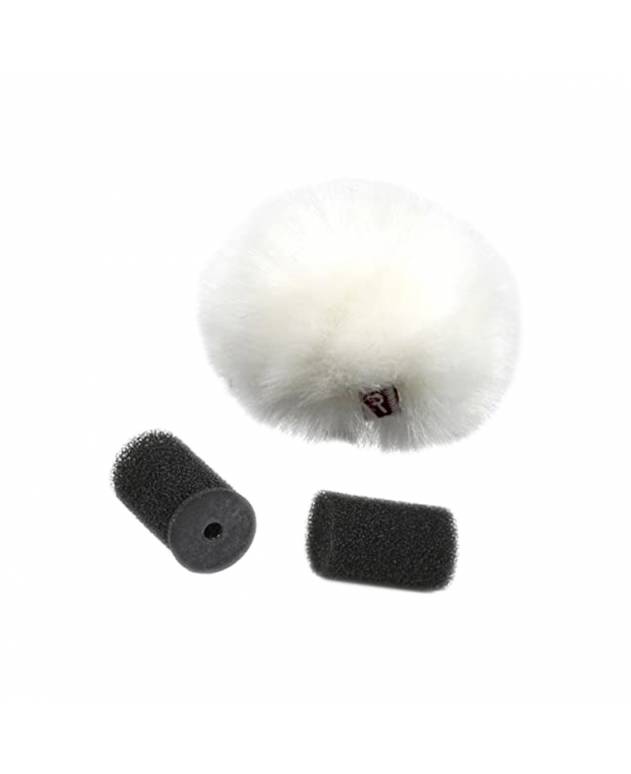 Rycote Single Ristretto Lavalier Windjammer, White (SKU: 065557)