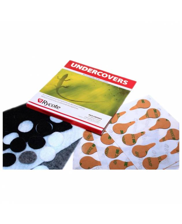 Rycote Undercovers (Set of 100 Adhesive Pads & 100 Fabric Covers)