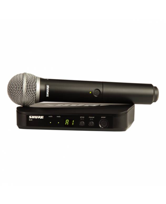 Shure BLX24/PG58 Handheld Wireless System with PG58 Capsule