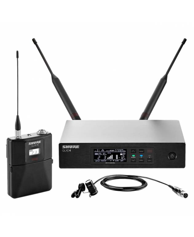 Shure QLXD14/84 Digital Wireless Lavalier Microphone System with WL184