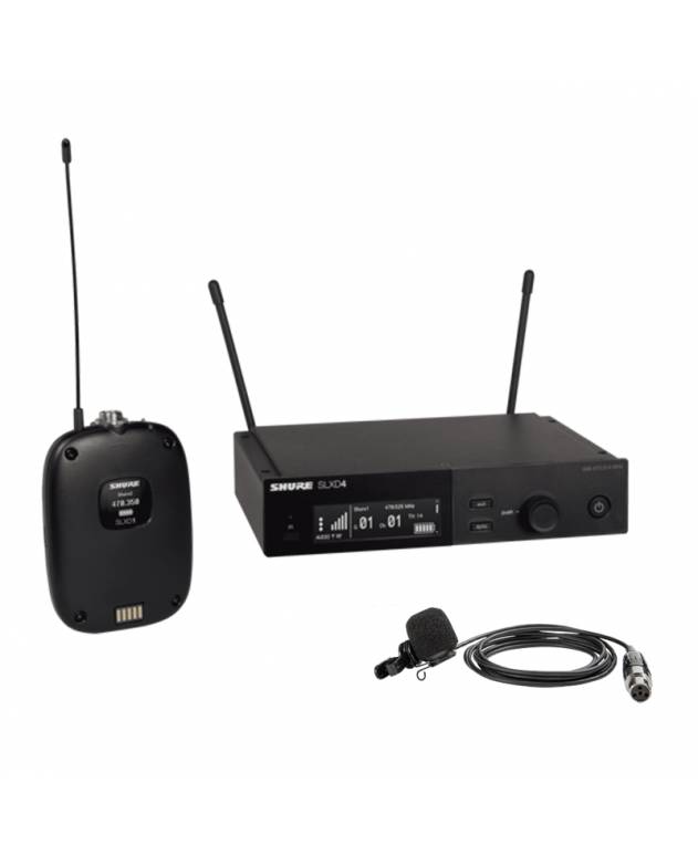 Shure SLXD14/85M Digital Wireless Lavalier Microphone System with WL185M