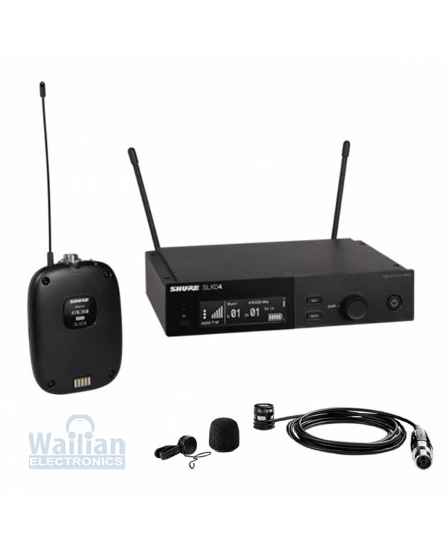 Shure SLXD14/85M Digital Wireless Lavalier Microphone System with WL185M