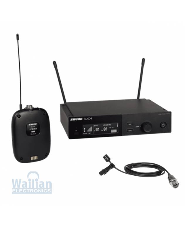Shure SLXD14/93 Digital Wireless Lavalier Microphone System with WL93