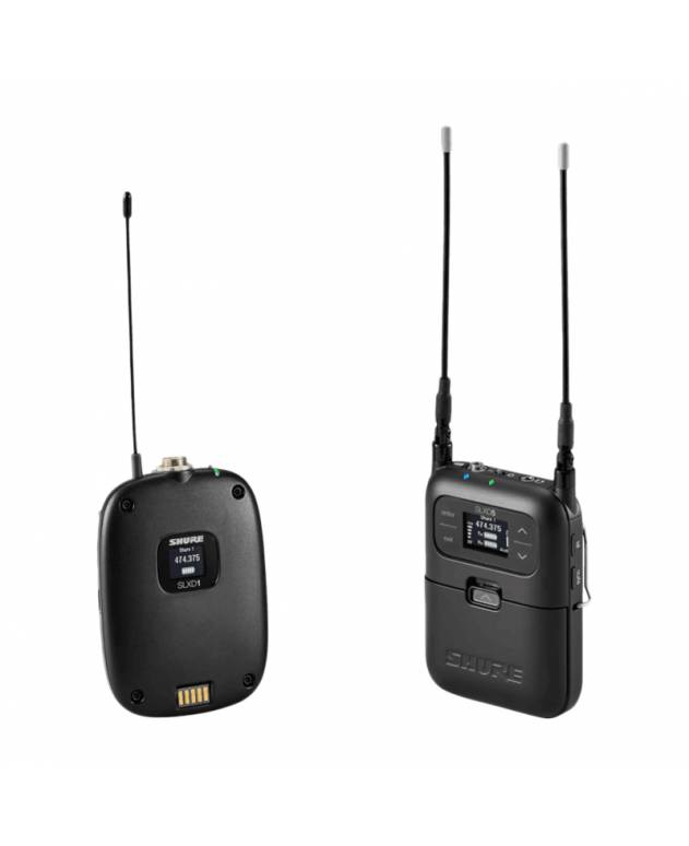 Shure SLXD15 Portable Digital Wireless Bodypack System, Without Microphone (Camera Mountable)