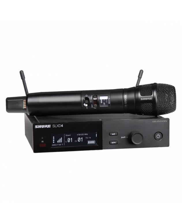 Shure SLXD24/N8SB Digital Wireless Handheld Microphone System with Nexadyne 8/S Supercardioid Capsule