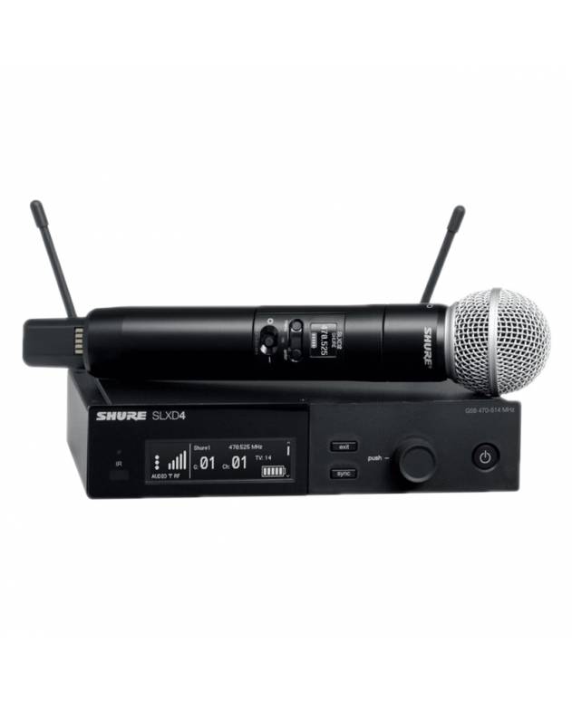 Shure SLXD24/SM58 Digital Wireless Handheld Microphone System with SM58 Capsule