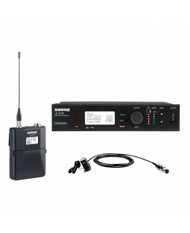 Shure ULXD14/84 Digital Wireless Lavalier Microphone System with WL184