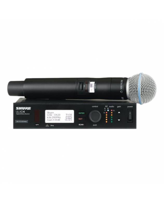 Shure ULXD24/B58 Digital Wireless Handheld Microphone System with BETA58A Capsule