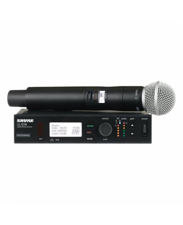 Shure ULXD24/SM58 Digital Wireless Handheld Microphone System with SM58 Capsule