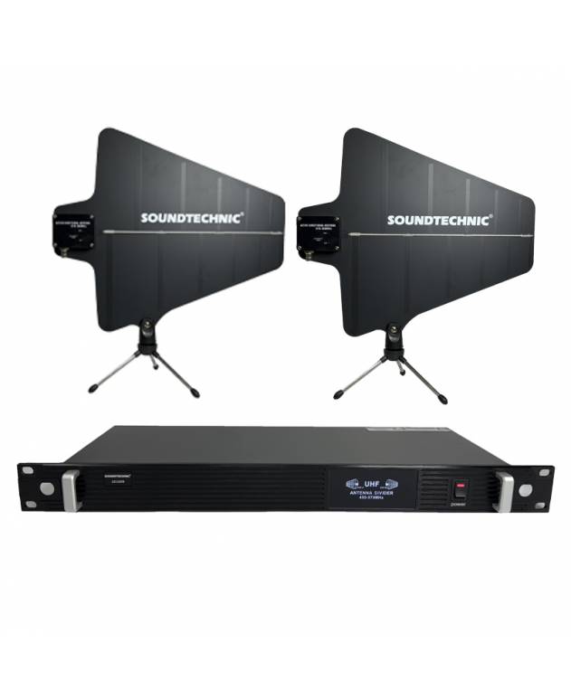 Soundtechnic AD16WB Antenna Distribution Amplifer with Wideband Active Directional Antenna