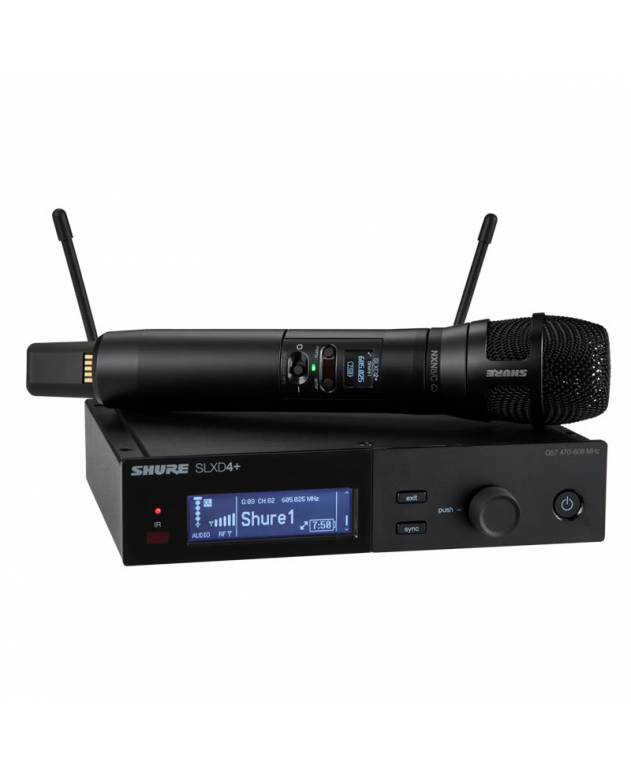 Shure SLXD24+/N8C Digital Wireless Handheld Microphone System with Nexadyne 8/C Cardioid Capsule (Band: G66) - SLXD+